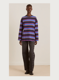 Damson Madder - Ali Tee - Navy/Burg
