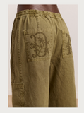 Damson Madder - Felix Twill Trouser - Olive