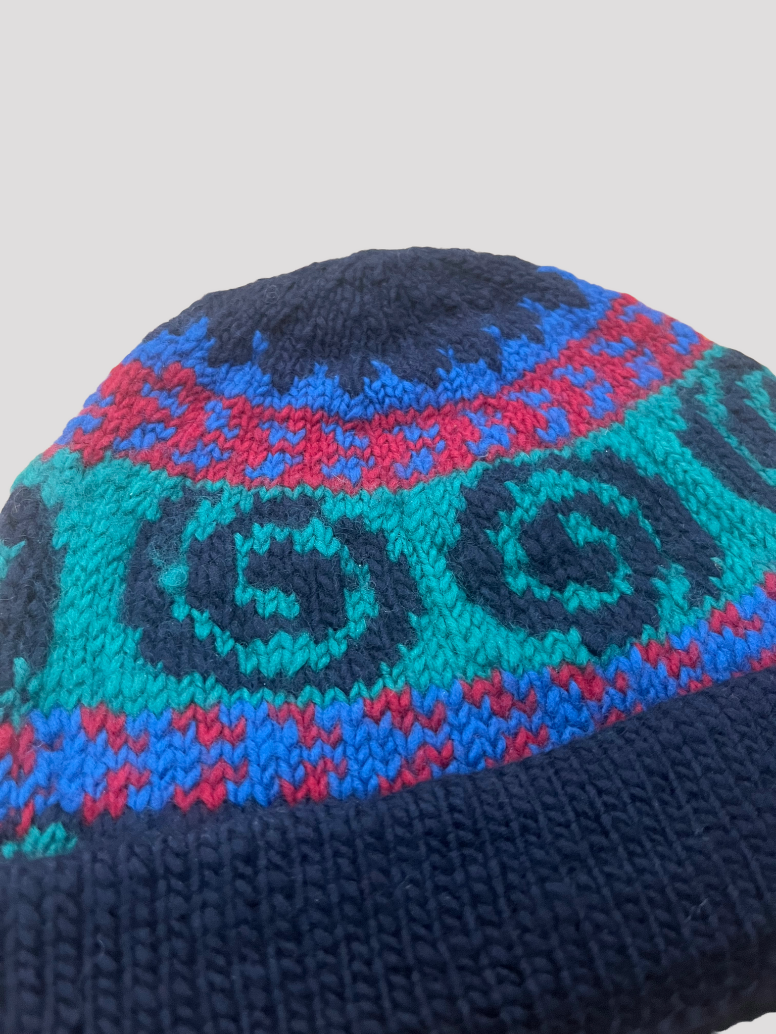 Spiral - Hand Knit - Navy