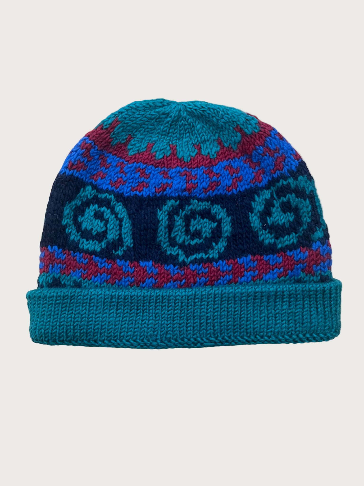 Spiral - Hand Knit - Green