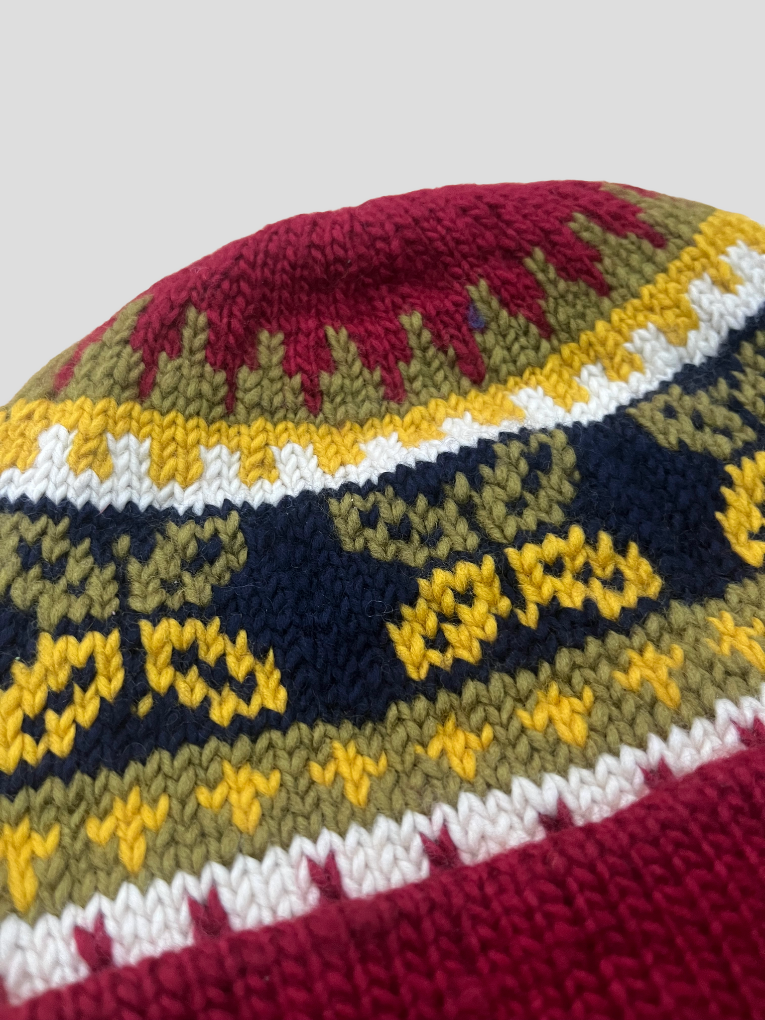 Butterfly - Hand Knit - Red