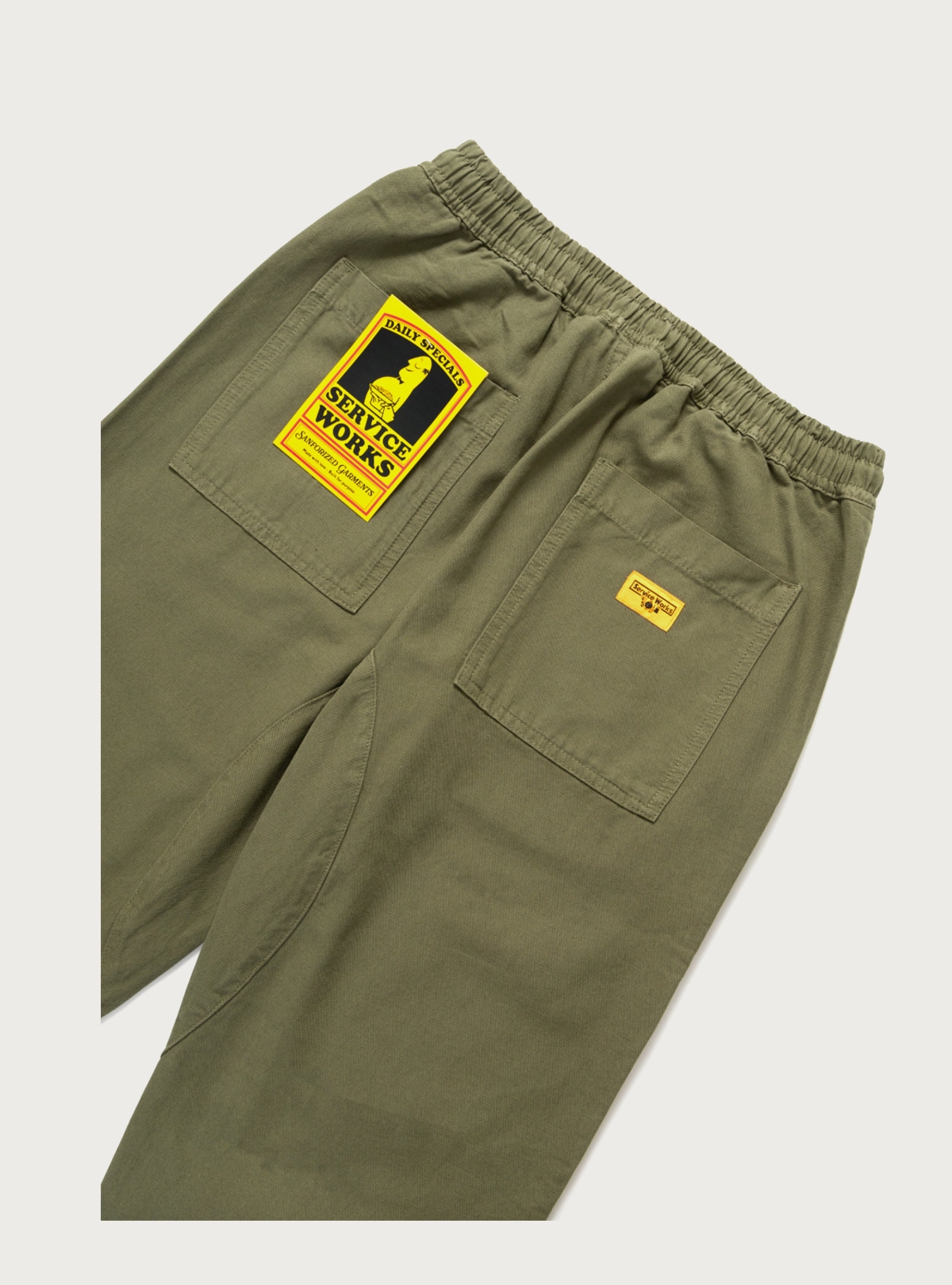 SW - Canvas Chef Pant - Olive