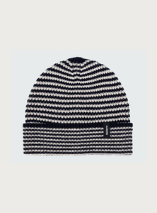 Finisterre -Sedge Beanie - Navy/Stripe