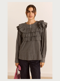 Damson Madder- Shay Blouse - Navy Check