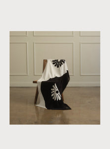 Slowtide - Botanical Towel - Black