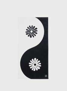 Slowtide - Botanical Towel - Black