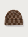 SW - Check Beanie - Brown