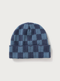 SW - Check Beanie - Navy