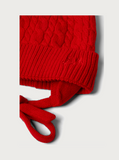 DM - Cashmere Tie Beanie - Red