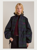 Damson Madder - Liu Raincoat - Navy