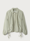 Damson Madder - Lailah Bomber - Oyster Gingham