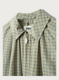 Damson Madder - Lailah Bomber - Oyster Gingham