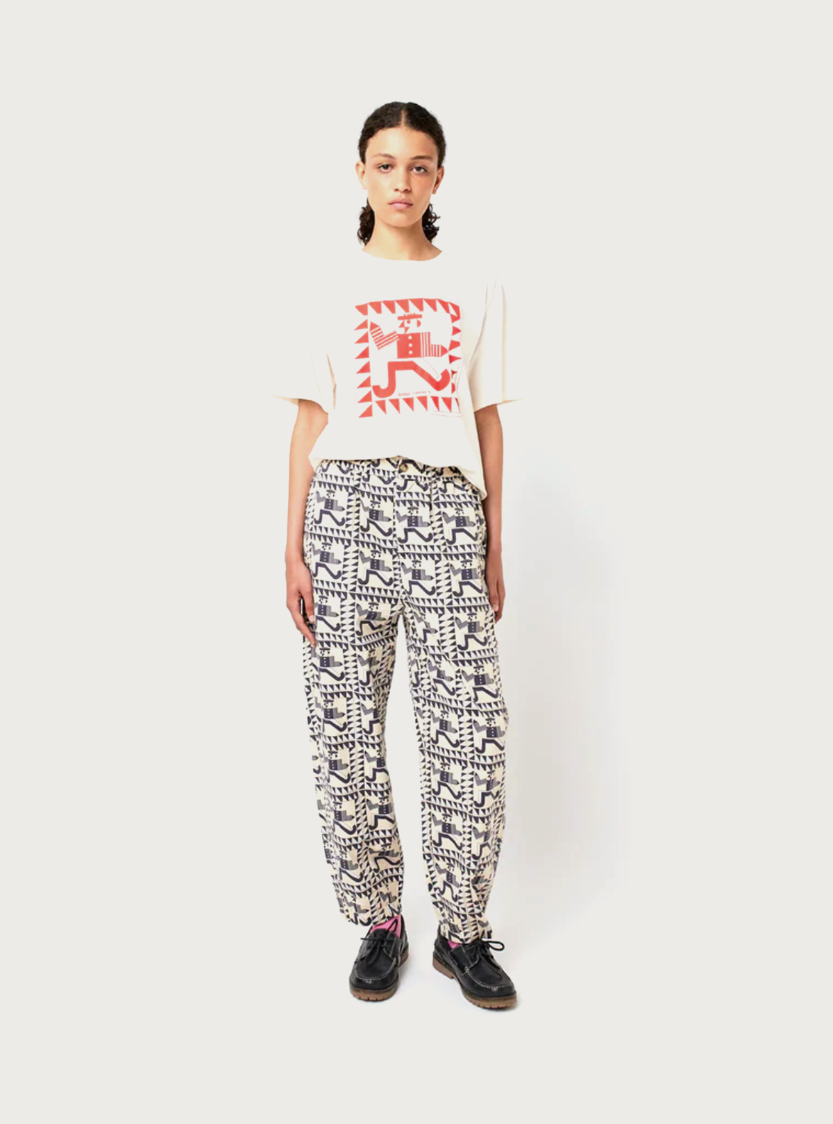 Bobo - Pencil T-shirt - White