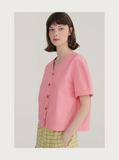 Bobo - Paper Touch Blouse - Pink