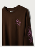 Damson Madder - Pleasent Slumber Ls Tee - Choc