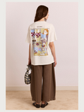 Damson Madder - Quiet Company Tee - Ecru