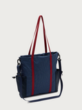 Elliker - Carston Tote - Navy/Red